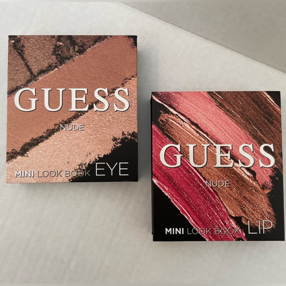 2 GUESS PALETTES. MINI LOOK-BOOK FOR EYES And LIPS. NUDE TONES. NEW. Unopened. - Picture 11 of 15